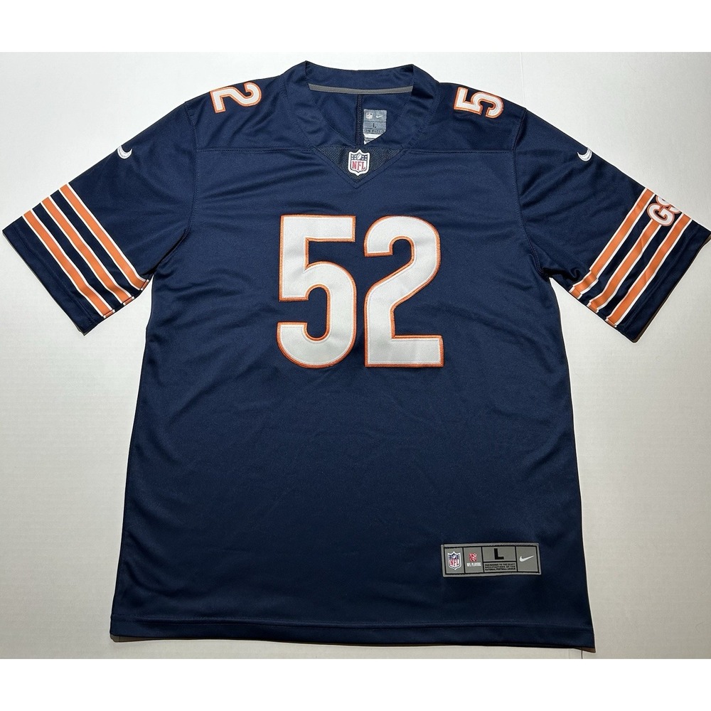 Nike Stitched On Field Chicago Bears Khalil Mack Jersey Mens Size Large NFL
